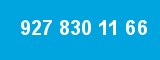 927 830 11 66 927 830 11 66